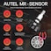 Autel TPMS Sensor, MX-Sensor 315MHz + 433MHz 2in1 Tire Replacement 1-Sensor for All Cars, OEM Sensor Replace 100% Cloneable, Pressure Monitor System Sensor (Press-in, Metal Stem, Pack of 2)