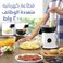 Electric Salad Preparation Device 200W Vegetable Cutter Slicer Chopper Multi Blade Set
