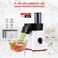 Electric Salad Preparation Device 200W Vegetable Cutter Slicer Chopper Multi Blade Set