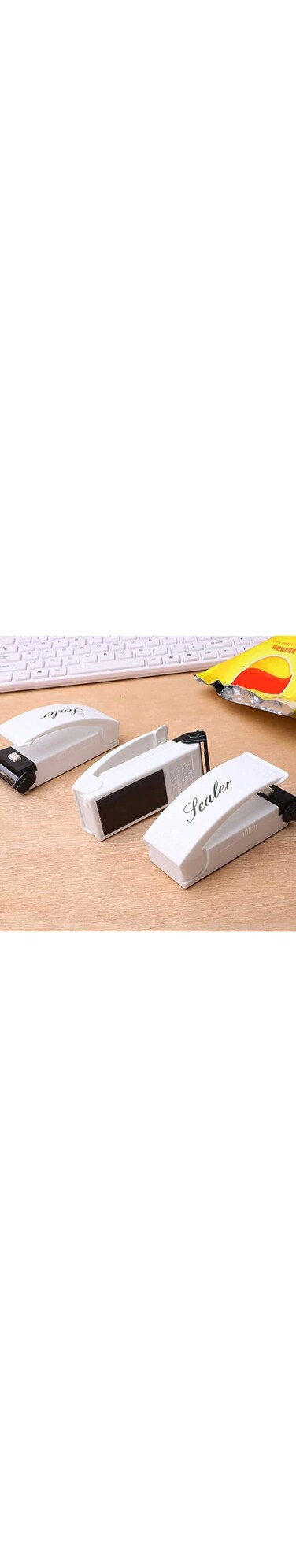 KASTWAVE Portable Mini Handheld Sealing Household Machine, Bag Sealer Mini Heat Seal for Food Storage, Handheld Kitchen Gadgets Sealing Resealer for Chip Bags, Plastic Bags, Snack Bags (1Pcs)