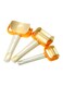 3-Piece Cutting Tools Set Yellow/Orange/White 141grams