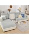 2024 Wear-Resistant Universal Sofa Cover, Stretch Couch Cushion Slipcovers Replacement, Anti-Slip L Shape Separate Sofa Back Covers, Sofa Slipcover Backrests Protector (Weave Light Grey,L Back Cover)