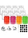 SKYLINK 12Pack 2 oz Clear Glass Bottles with White Lids, Stainless Steel Funnel, Brush &amp; 16 Labels &ndash; Small Wide-Mouth Jars for Ginger Shots, Juice, Travel, Samples &ndash; Leakproof &amp; Dishwasher Safe