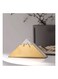 Gold Napkin Holder Freestanding Steel Tissue Dispenser Paper Napkin Holder for Dining Table Kitchen Countertop Guest Towel (Mountain)