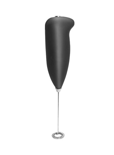 Milk Frother Automatic Handheld Foam Maker Black/Silver 22.5x4x5cm