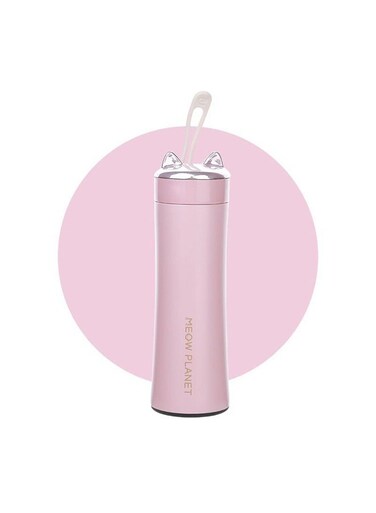 Thermos Bottle Stainless Steel Vacuum Flasks Cute Cat Fox Ear Thermal Coffee
