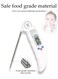Instant Read Foldable Food Thermometer ,Super Accurate Detection ,Portable Food Thermometer for Cooking, BBQ, Baking, Deep Frying(White)