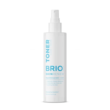 BRIOTECH Skin Renew Toner, Hypochlorous Acid Spray Topical Skin Spray for Face and Skin, Minimize Appearance of Blemishes, Soothing Mist for Redness &amp; Bumps, 4 fl oz