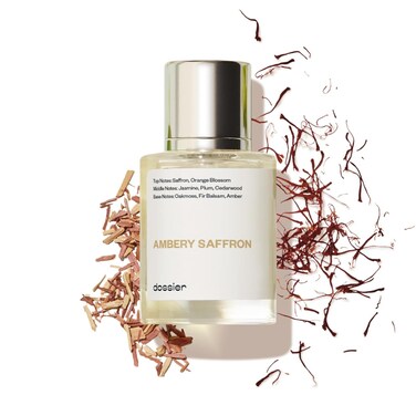 DossierAmbery Saffron 1.7 Fl Oz (50ml) - Eau de Parfum - Inspired by B.accarat R.ouge 540 - Vegan, Unisex Perfume Spray