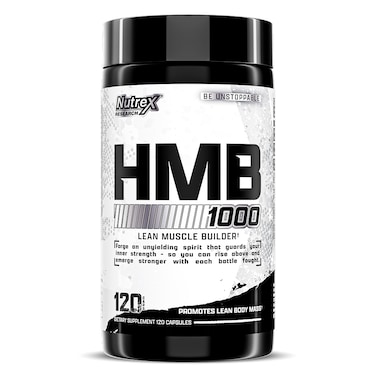 Nutrex Research HMB, 120 Capsules, 1000 mg