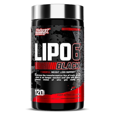 Nutrex Research Lipo 6 Black Powerful, 120 Capsules