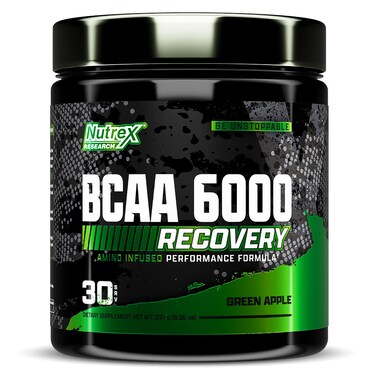 Nutrex Research Bcaa 6000, Green Apple, 30