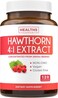 Healths Harmony Hawthorn Berry 4: 1 Extract Supplement for Healthy Blood Pressure, Heart Health And Immune System (120 Capsules)