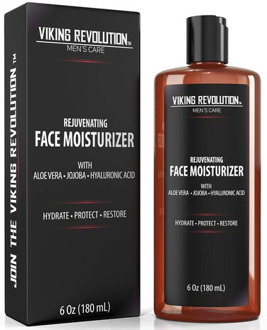 Viking Revolution - Natural Moisturizer Cream for Skincare, Anti Wrinkle &amp; Anti Aging Facial Cream/Lotion, Mens Face Care