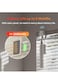 SwitchBot Blind Tilt Motorized Blinds - Smart Electric Blinds with Bluetooth Remote Control, Solar Powered, Light Sensing Control