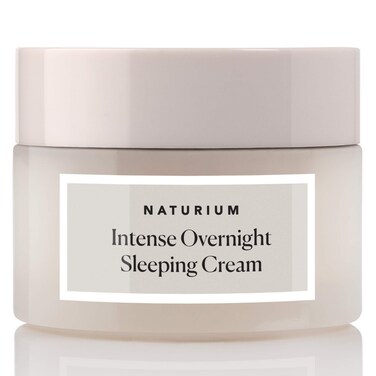 NaturiumIntense Overnight Sleeping Cream, Hydrating &amp; Anti-Aging Face Moisturizer, 1.7 oz