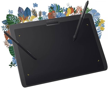 Xencelabs Pen Tablet Medium Bundle with Quick Keys, Computer Graphic Tablets with 40 Customizable Quick Keys, 12", 8mm Ultrathin Pen Tablet with 2 Battery-Free Stylus   BPH1212W-A