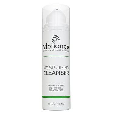 Vibriance Moisturizing Face Cleanser, 5.1 Fl Oz - Ultra-Hydrating Facial Cleanser for Normal to Dry Skin - Sulfate-Free &amp; Paraben-Free Face Wash for Women - Removes Makeup &amp; Impurities