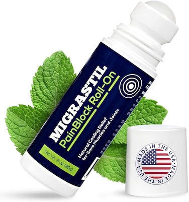 Basic Vigor Migrastil PainBlock Roll-On, 3oz