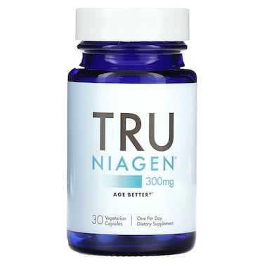 TRU NIAGEN - Patented Nicotinamide Riboside NAD+ Supplement. NR Supports Cellular Energy Metabolism &amp; Repair, Vitality, Healthy Aging of Heart, Brain &amp; Muscle - 30 Servings / 30 Capsules - Pack of 1