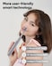 MySmile DY156 Electric Toothbrush Replacement Heads, Compatible for MySmile DY156 Sonic Toothbrush, 3 Packs (Gray)