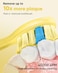 MySmile DY156 Electric Toothbrush for Adults, Rechargeable Sonic Battery Toothbrush Portable with 3 Brush Heads, 2 Mins 5 Modes Smart Timer, 45000VPM, One Charge for 60 Days (Yellow, M)