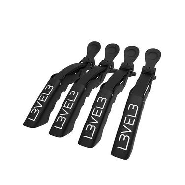 L3vel3 Hair Croc Clips   4pcs   G03f-B