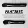 L3evel3 Face Mask Brush   2pcs Set   Mkb010