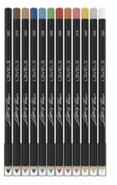 L3vel3 Hair Color  Pencils   Assorted   12pc Set
