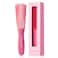 Rizos Curls Pink Detangling Flexi Brush For Curly Hair, Flexible Comb Glides With Curls To Easily Detangle, No Pull Or Pain