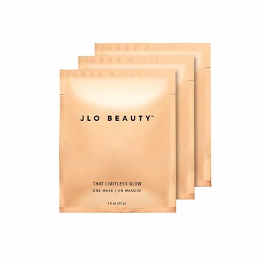 JLO BEAUTYThat Limitless Glow Face Mask, Visibly Tightens, Lifts, Hydrates, Plumps, &amp; Brightens For Glowy Skin, Infused With JLo Glow Serum