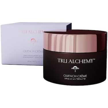 Tru AlchemyQuench Cr&Atilde;&uml;me Daily Facial Moisturizer, Hyaluronic Acid, Vitamin C, &amp; Bakuchiol (better than Retinol), Daily Firming Skin Moisturizer Face Cream for Women, 1.7 fl oz/48 g