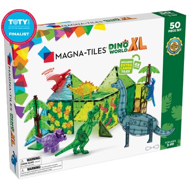 MAGNA-TILES® Dino World XL 50 Piece Set