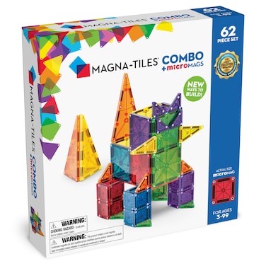 MAGNA-TILES&reg; microMAGS Combo 62 Piece Set