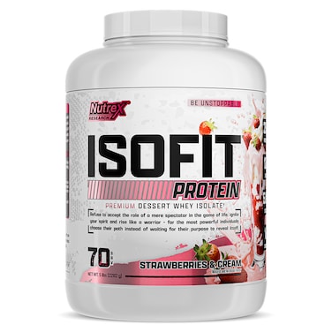 Nutrex Research Isofit, Strawberries &amp; Cream, 5 LB