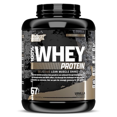 Nutrex Research 100% Whey, Vanilla, 5 LB