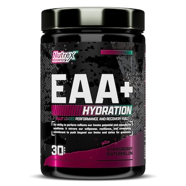Nutrex EAA+ Hydration Refuel Build, Strawberry Watermelon, 30