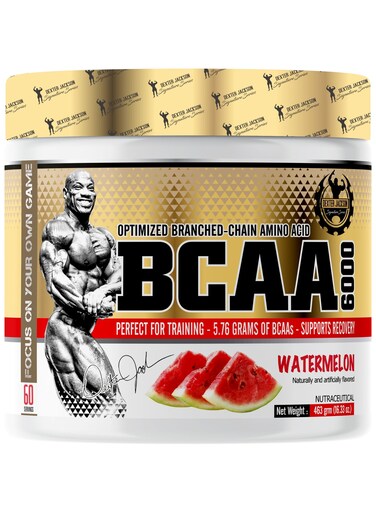 Dexter Jackson Gold Series BCAA 6000 - Boosts Muscle Recovery &amp; Performance (Watermelon, 60 Servings)