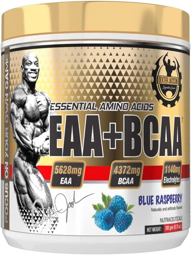 Dexter Jackson Signature Series EAA + BCAA, Essential Amino Acids, Blue Raspberry