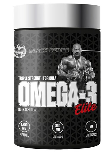 Dexter Jackson Black Series Omega-3 Elite 1250 mg Triple Strength Fish Oil - 90 Softgels