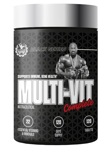 Dexter Jackson Black Series Multivitamin - 22 Essential Vitamins &amp; Minerals, 500 mg CLA, 120 Tablets