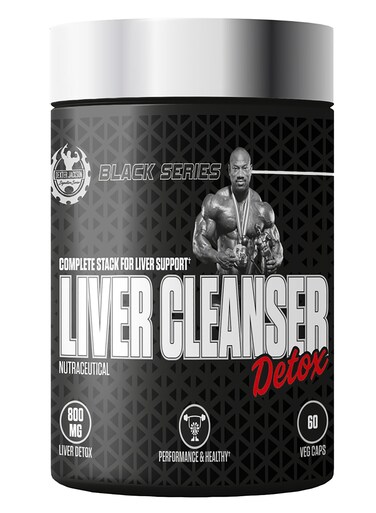 Dexter Jackson Black Series Liver Cleanser 60 Veg Capsules - Complete Stack For Liver Support