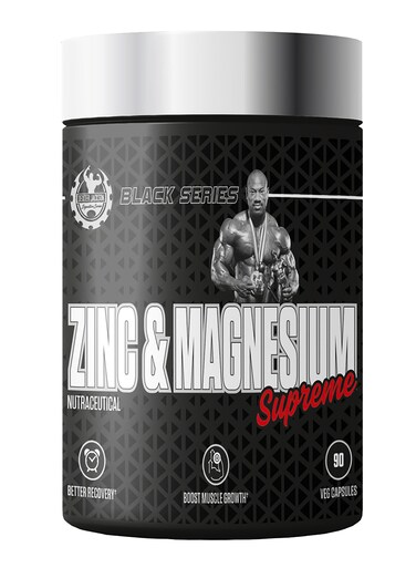 Dexter Jackson Black Series ZMA 90 Veg Capsules - Muscle Recovery &amp; Growth Support - Zinc &amp; Magnesium