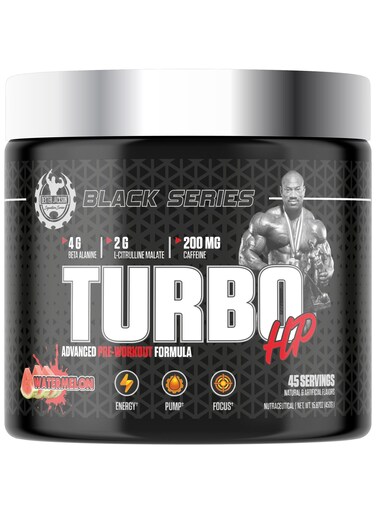 Dexter Jackson Black Series Turbo HP Pre Workout, Watermelon, 450g, 45 Servings