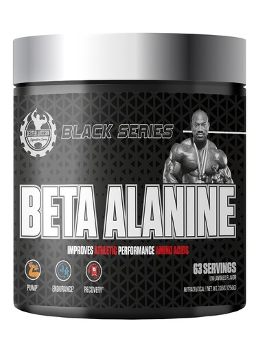 Dexter Jackson Black Series Beta Alanine 250g - Boost Endurance, Delay Muscle Fatigue, And Enhance Recovery (63 Servings)