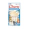 Inaba Churu Tuna Recipe with Seafood Flavor Cat Treat, Grain-Free Lickable Cat Treat/Topper with Vitamin E &amp; Taurine 4PCS/PK - 56g