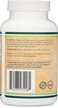 Double Wood Supplements Chaga Mushrooms Capsules 120 Count (1,000mg per Serving) High in Polysaccharides, Beta Glucans, and Terpenoids - Grown and Made in The USA, Vegan Safe, Organic