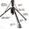 STKR Telescoping Rechargeable Area Light, 10 Foot extension, Remote Control, 2600 Lumens, Over-lander
