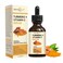 Turmeric Face Serum + Vitamin C: Organic Moisturizer for Acne Reduction, Clear Skin Tone, &amp; Anti-Aging Benefits - Hydrate Dull &amp; Dry Skin - Facial Serum - 1 FL OZ