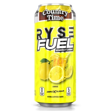 RYSE Fuel Energy Drink, Lemonade Country Time, 1 Can